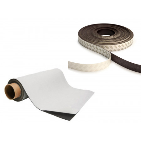 Magnet Roll Magnet Strips with Adhesive Backing GAUDER Magnetic Tape Self Adhesive